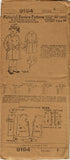 1910s Vintage Pictorial Review Pattern 9194 Toddler Boys Double Breasted Coat 6