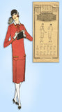 1920s VTG Pictorial Review Sewing Pattern 2994 Uncut Misses Flapper Dress Sz 38B - Vintage4me2