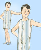 Pictorial Review 3353: 1920s Teen Boys Union Suit Sz 14 Vintage Sewing Pattern  - Vintage4me2
