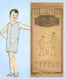 Pictorial Review 3353: 1920s Teen Boys Union Suit Sz 14 Vintage Sewing Pattern  - Vintage4me2