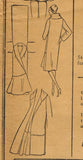 Pictorial Review 4151: 1920s Uncut Flapper Coat Sz 38 B Vintage Sewing Pattern