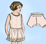 1910s Rare Vintage Pictorial Review Sewing Pattern 4649 Toddler Girls Slip Sz 3 - Vintage4me2