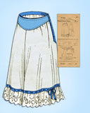 1910s VTG Pictorial Review Sewing Pattern 5186 Misses Edwardian Drawers Size 20