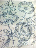 1930s Uncut Mail Order Embroidery Transfer RK 109 Beautiful Pansy Motifs