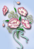 1930s Uncut Mail Order Embroidery Transfer RK 109 Beautiful Pansy Motifs