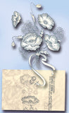 1930s Uncut Mail Order Embroidery Transfer RK 109 Beautiful Pansy Motifs