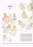 Simplicity 2618: 1930s Rare & Sweet Infant Layette Set Vintage Sewing Pattern