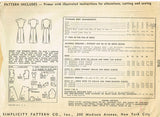 1940s Original Vintage Simplicity Pattern 1016 Simple Uncut Misses Dress Sz 30 B
