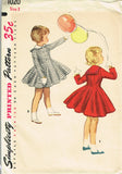 1950s Original Vintage Simplicity Pattern 1020 Uncut Toddler Girls Sailor Coat 3