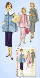 1950s Vintage Simplicity Sewing Pattern 1026 Uncut Misses Maternity Suit Size 12