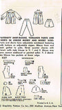 1950s Vintage Simplicity Sewing Pattern 1027 Misses Peddle Pushers & Blouse 30 B
