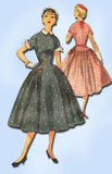 1950s Vintage Simplicity Sewing Pattern 1042 FF Misses Rockabilly Dress Sz 29 B - Vintage4me2