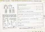 1940s Vintage Simplicity Sewing Pattern 1077 WWII Misses 2 Pc Pajamas Size 32 B