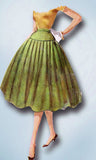 1950s Vintage Misses Simple Skirt Uncut 1955 Simplicity Sewing Pattern 1086 25W