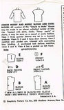 1950s Vintage Simplicity Sewing Pattern 1088 Easy Uncut Misses Blouse Size 12