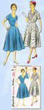 1950s Vintage Simplicity Sewing Pattern 1093 Uncut Misses Dress & Jacket Size 14