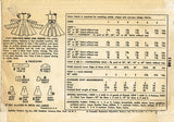 1950s Vintage Simplicity Sewing Pattern 1148 Uncut Girls Party Dress Size 6 24B