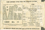 1930s Vintage Simplicity Sewing Pattern 1178 Ladies Street Dress & Jacket Sz 38B