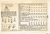 1950s Original Vintage Simplicity Pattern 1195 Easy Misses Party Dress Size 30 B