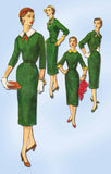 1950s Vintage Simplicity Sewing Pattern 1264 Misses Accessory Dress Size 14 32B