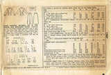 1950s Original Vintage Simplicity Pattern 1267 Misses Slender 2 PC Suit Sz 36 B