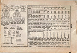 1950s Vintage Simplicity Sewing Pattern 1269 Easy Misses Modest Dress Sz 30 B