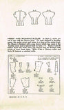 1940s Vintage Simplicity Sewing Pattern 1279 Uncut Misses WWII Blouse Sz 14 32B