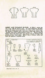 1940s Vintage Misses WWII Blouse Uncut 1945 Simplicity Sewing Pattern Size 14