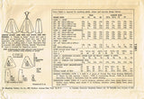 1950s Vintage Simplicity Sewing Pattern 1281 Easy Misses Suspender Skirt Sz 25 W