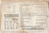 Simplicity 1288: 1940s Easy Uncut Teen Misses Dress 33 B Vintage Sewing Pattern