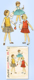 1950s Vintage Simplicity Sewing Pattern 1289 Uncut Toddler Girls Suit Size 5