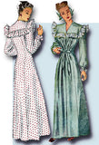 1940s Vintage Simplicity Sewing Pattern 1359 Misses WWII Nightgown Size 18 36 Bust