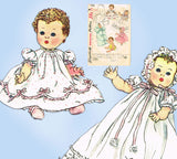 1950s Vintage Simplicity Sewing Pattern 1406 11.5 Inch Tiny Tears Doll Clothes