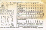 1950s Original Vintage Simplicity Pattern 1412 Esay Misses Dress & Bolero Sz 29B