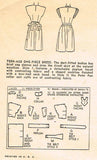 1940s Vintage Simplicity Sewing Pattern 1435 Uncut Misses Keyhole Dress Size 12