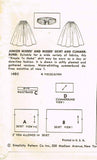 1950s Vintage Simplicity Sewing Pattern 1490 Easy Misses Skirt & Cummerbund 24W