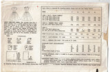 1950s Vintage Simplicity Sewing Pattern 1560 Cute Little Girls Party Dress Sz 8