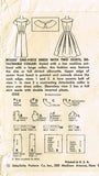 1950s Vintage Simplicity Sewing Pattern 1566 Misses Cocktail Dress Size 18 36 Bust