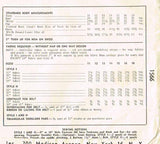 1940s Vintage Simplicity Sewing Pattern 1566 Misses WWII Day Dress Size 16 34B