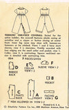 1950s Vintage Simplicity Sewing Pattern 1594 Toddler Girls Coveralls Size 1