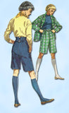 1950s Vintage Simplicity Sewing Pattern 1695 Uncut Misses Shorts and Blazer Sz11