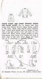 1950s Vintage Simplicity Sewing Pattern 1695 Uncut Misses Shorts and Blazer Sz11