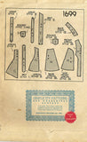 Simplicity 1699: 1930s Misses Farm Kitchen Apron 32-34 B Vintage Sewing Pattern