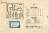 Simplicity 1699: 1930s Misses Farm Kitchen Apron 32-34 B Vintage Sewing Pattern