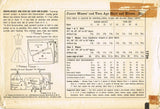 1950s Vintage Simplicity Sewing Pattern 1736 Simple Skirt and Blouse Size 12 32B