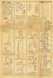 1930s Original Vintage Simplicity Pattern 1778 Misses Tea Dress & Jacket Sz 38 B