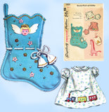1950s Vintage Simplicity Sewing Pattern 1804 Cute Set of Baby Clothes & Gifts Sz 1