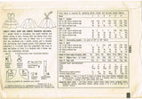 Simplicity 1823: 1950s Cute Baby Girls Skirt or Jumper Sz 1 Vintage Sewing Pattern
