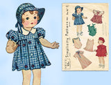 Simplicity 1901: 1930s Rare 20in Patsy Doll Clothes Set Vintage Sewing Pattern