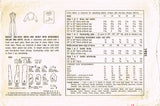 Simplicity 1921: 1950s Misses Cocktail Dress Sz 38 B Vintage Sewing Pattern